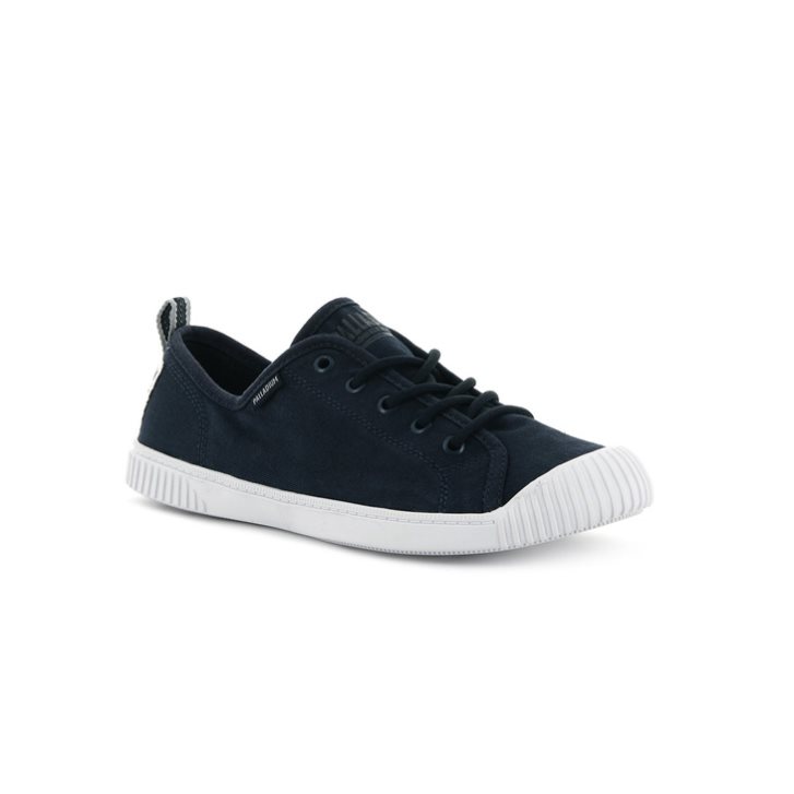 Baskets Palladium Easy Dentelle Tela Low Tops Femme Noir | FR IXF230K